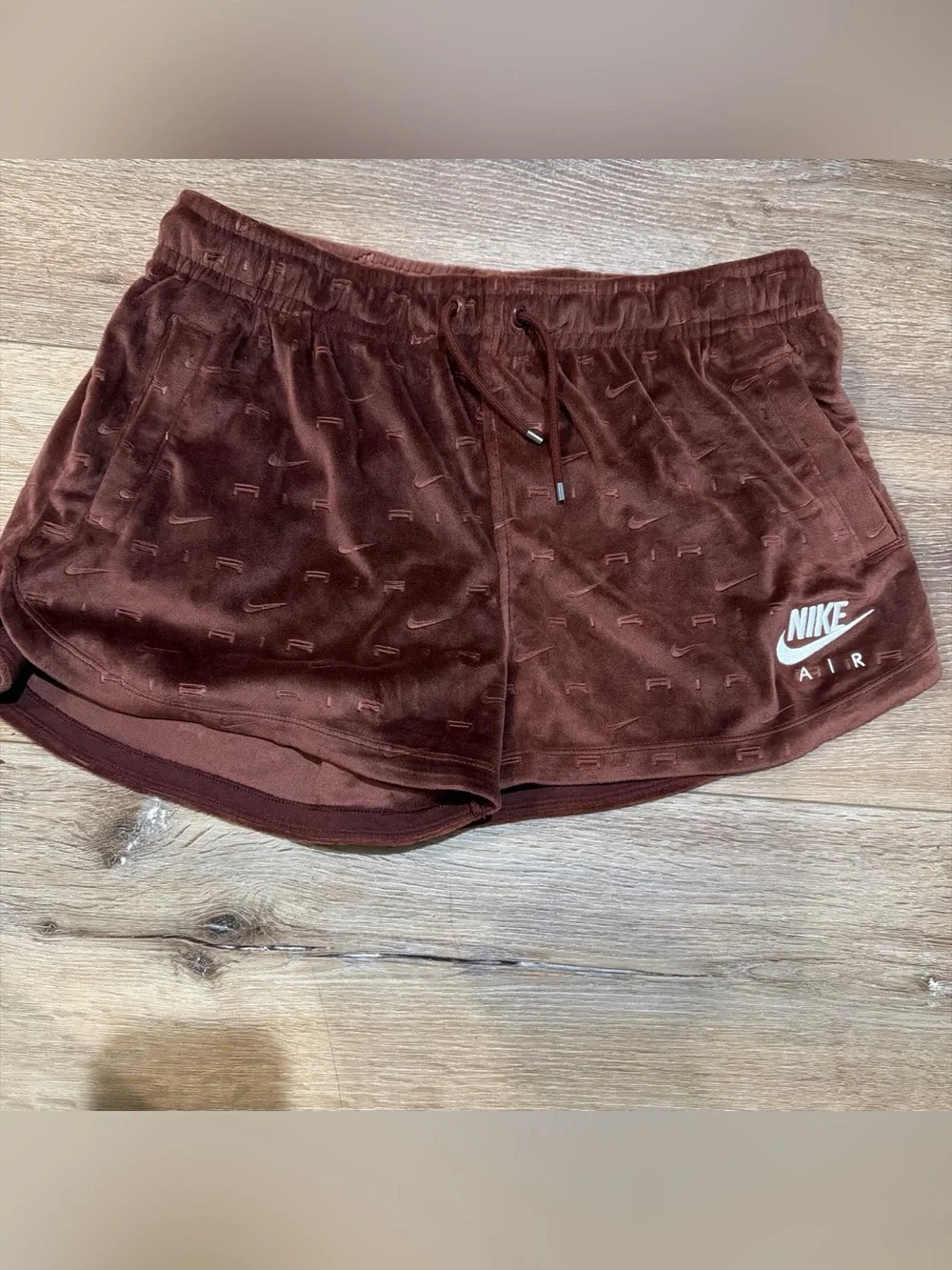 Nike Women’s Brown Velvet Athletic Shorts